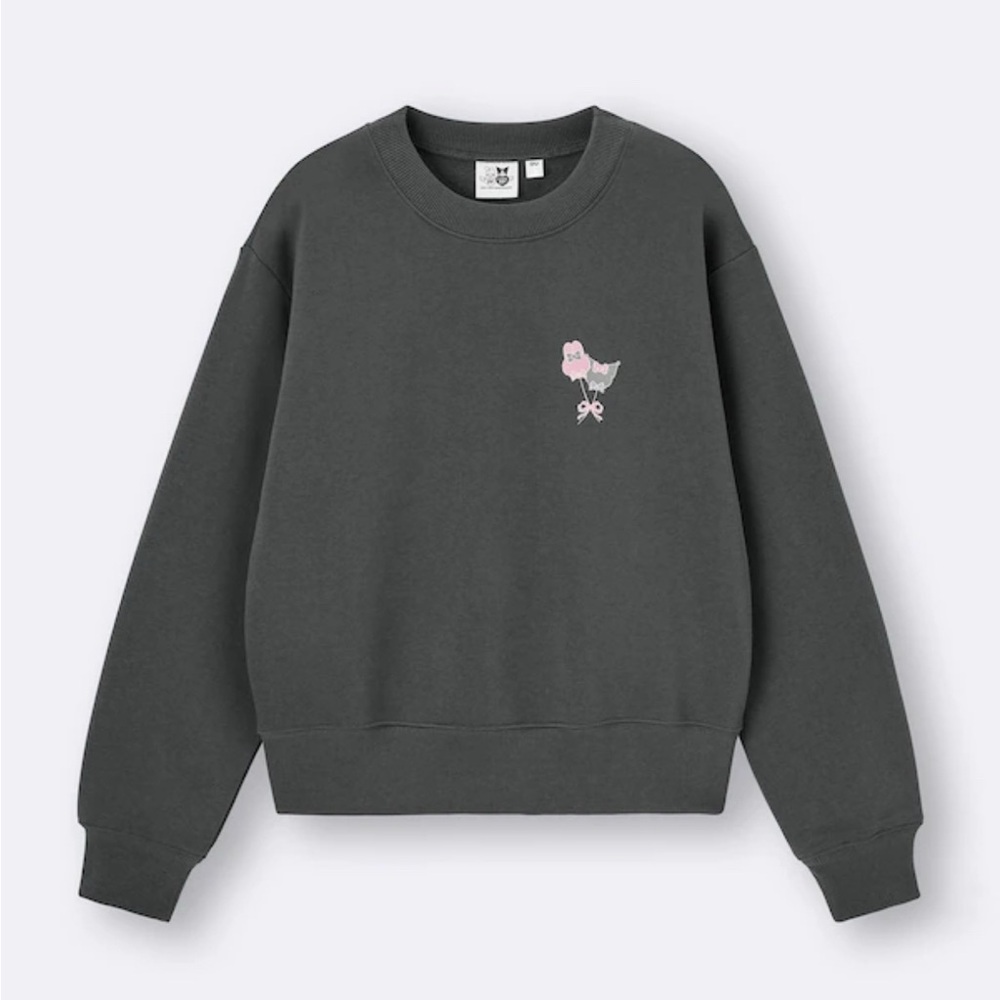 Gu Japan Dark Gray Kuromi Sweatshirt